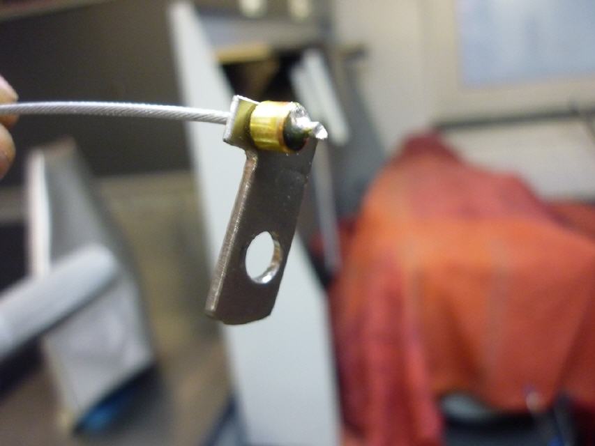 Blech f&uuml;r Schaltgriff......